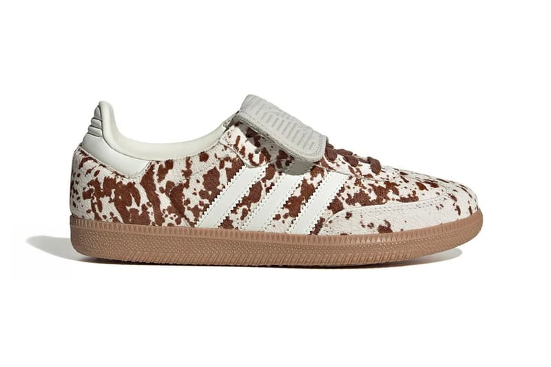 adidas Samba “Cow Print” Pack women's only JS3930 JS3931 Release Info 3-stripe gum sole