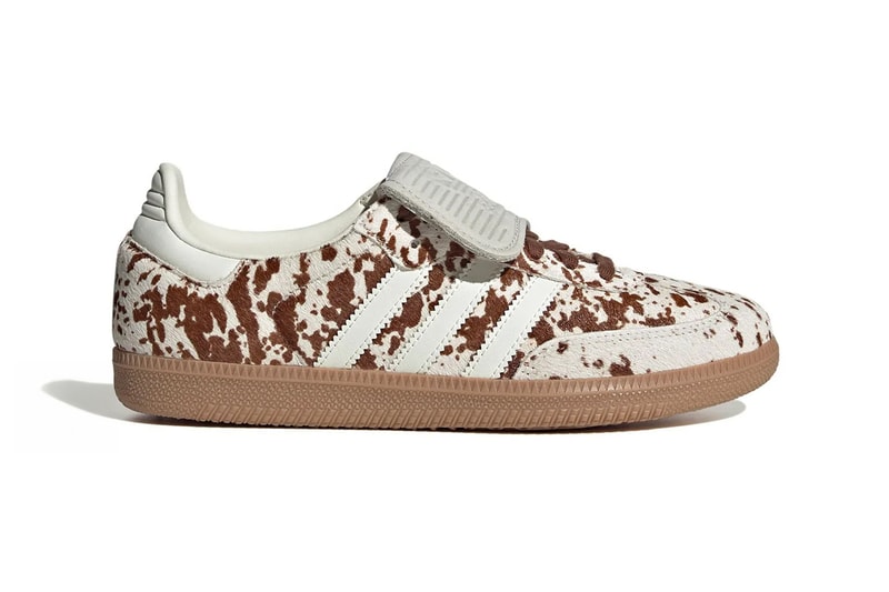 adidas Samba “Cow Print” Pack women's only JS3930 JS3931 Release Info 3-stripe gum sole