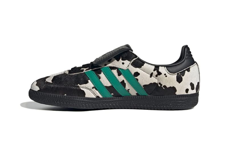adidas Samba “Cow Print” Pack women's only JS3930 JS3931 Release Info 3-stripe gum sole