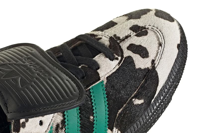 adidas Samba “Cow Print” Pack women's only JS3930 JS3931 Release Info 3-stripe gum sole