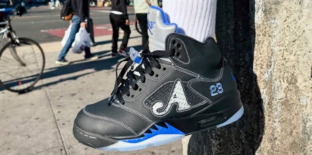 First Look at the Awake NY x Air Jordan 5 "Racer Blue"