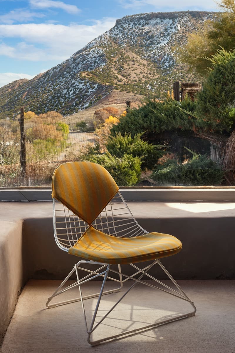 Herman Miller New Mexico Collection Georgia O'Keeffe NYCxDesign Wire Chair Snake Table