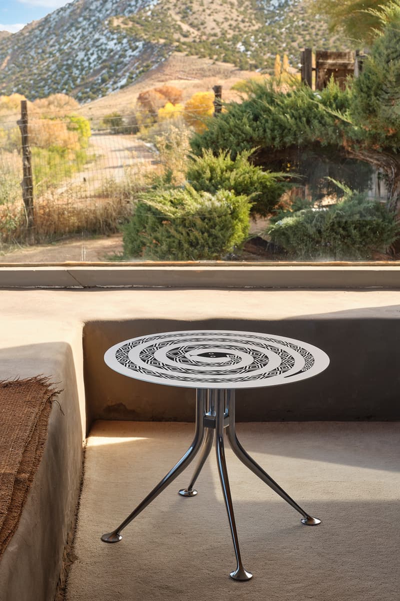 Herman Miller New Mexico Collection Georgia O'Keeffe NYCxDesign Wire Chair Snake Table