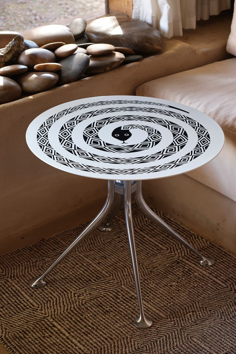 Herman Miller New Mexico Collection Georgia O'Keeffe NYCxDesign Wire Chair Snake Table