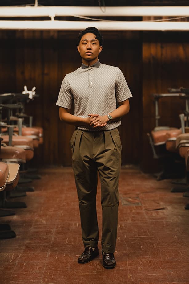 public drop ss25 golf collection polo mock neck swing shirt t blade pleated pants nyc new york city