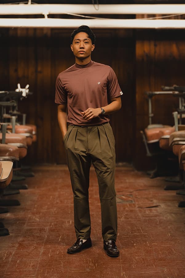 public drop ss25 golf collection polo mock neck swing shirt t blade pleated pants nyc new york city