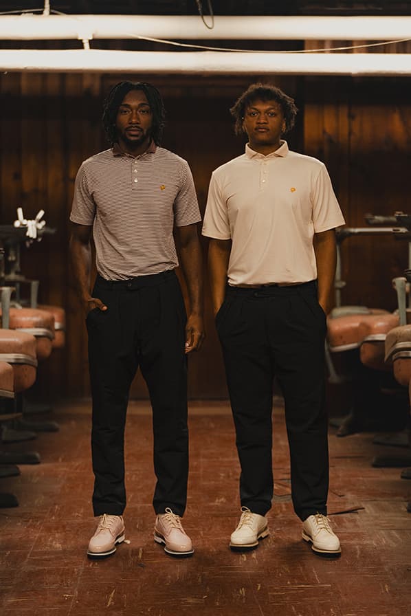 public drop ss25 golf collection polo mock neck swing shirt t blade pleated pants nyc new york city