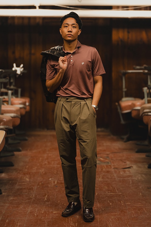 public drop ss25 golf collection polo mock neck swing shirt t blade pleated pants nyc new york city