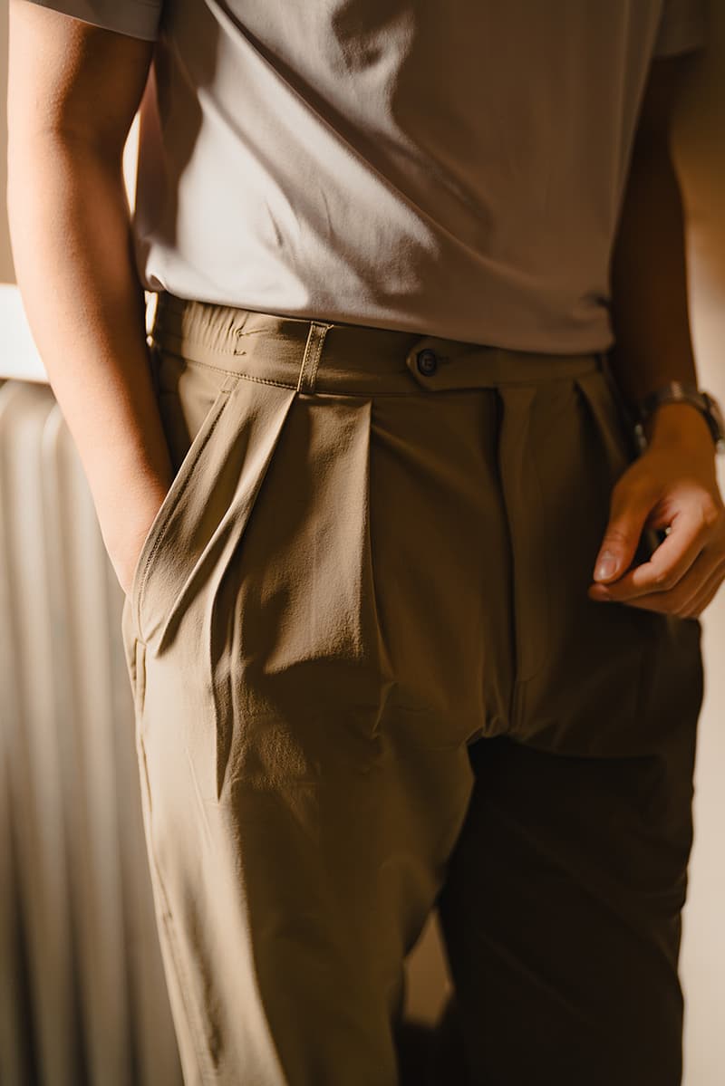 public drop ss25 golf collection polo mock neck swing shirt t blade pleated pants nyc new york city