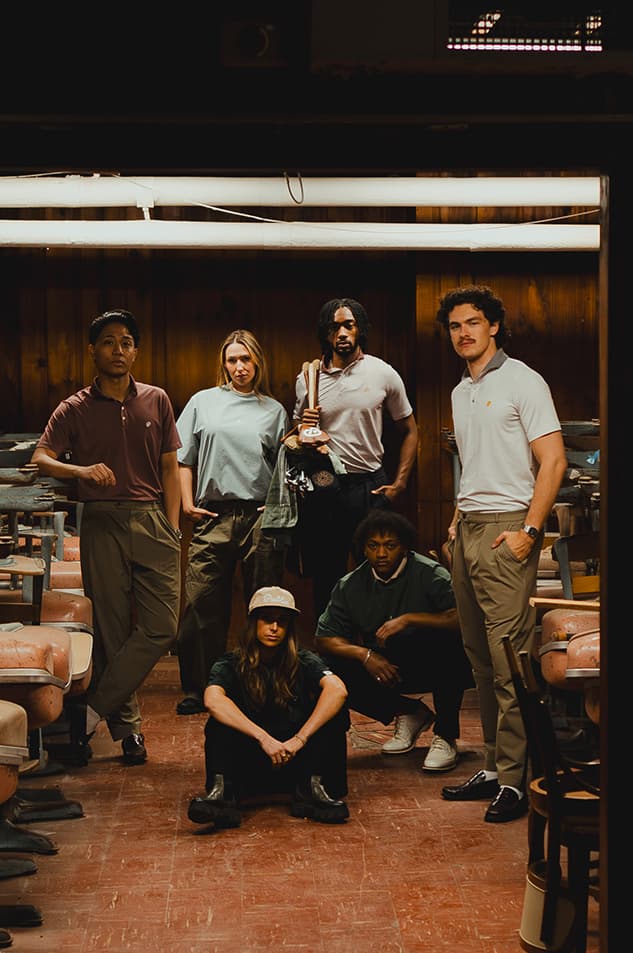 public drop ss25 golf collection polo mock neck swing shirt t blade pleated pants nyc new york city
