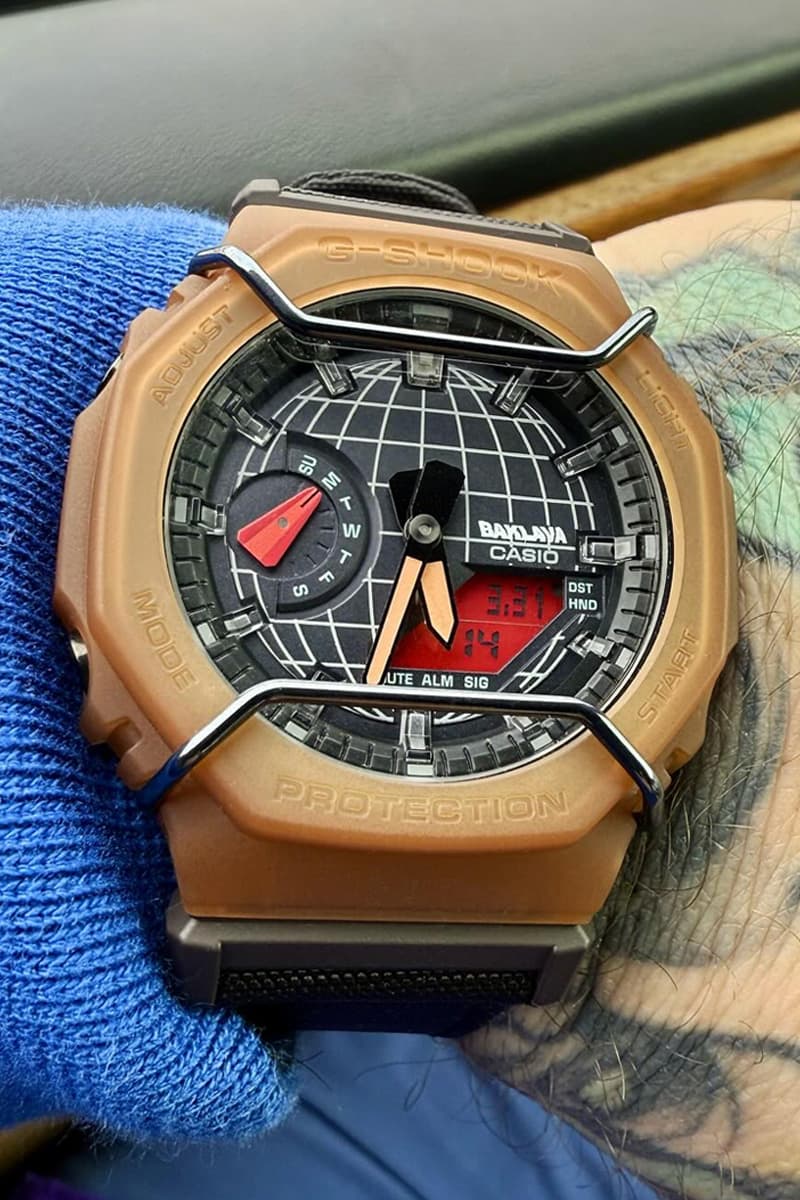 Action Bronson BAKLAVA x G-SHOCK GA-2100 "Desert King" watch collaboration First Look 