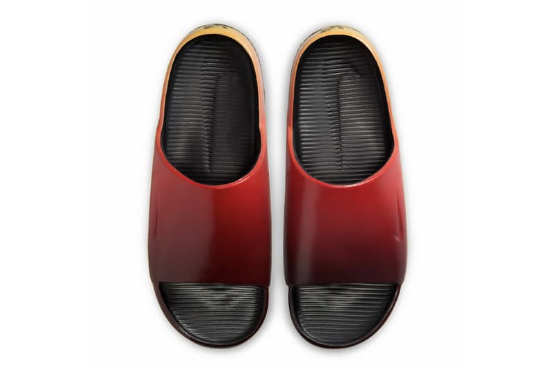 A’ja Wilson Delivers Nike Calm Slide "Rush Red" Collaboration HM0275-700 Rush Red/Electric Yellow-Metallic Gold-Black-Summit
