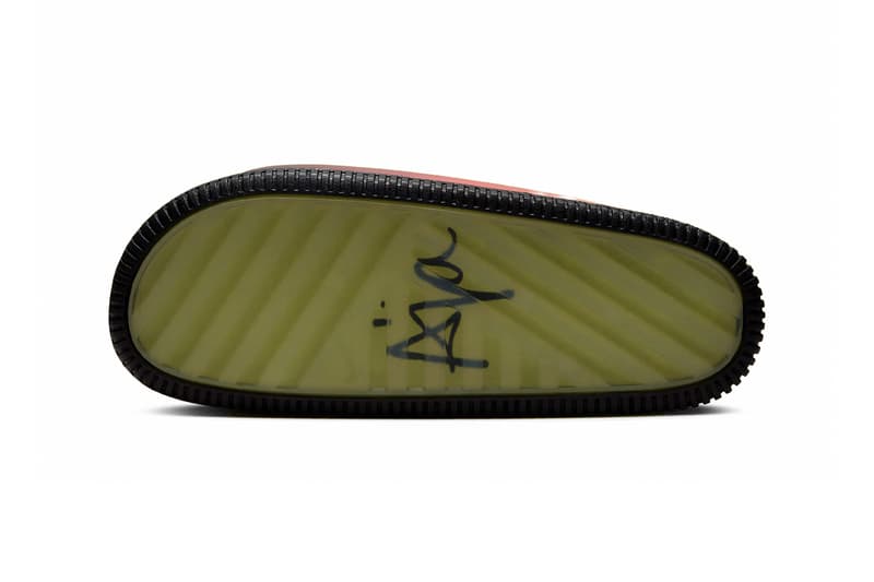 A’ja Wilson Delivers Nike Calm Slide "Rush Red" Collaboration HM0275-700 Rush Red/Electric Yellow-Metallic Gold-Black-Summit