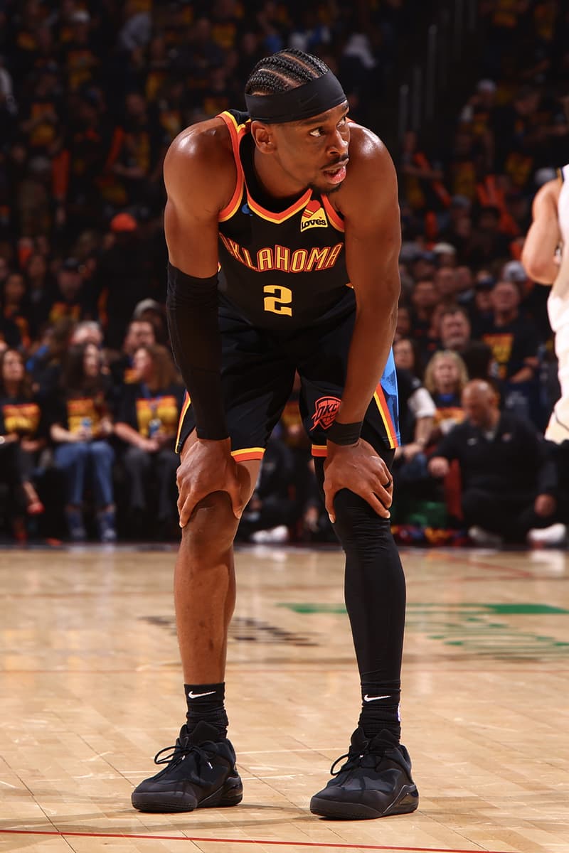 Shai Gilgeous-Alexander Debuts Converse SHAI 001 "Charm Black" okc oklahoma city thunder game 1 nba playoffs semifinals western conference