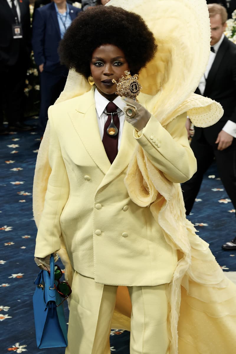 Here Are the Most Talked About Moments at Best Looks Met Gala 2025 Rihanna Pregnant asap rocky zendaya laura harrier zac posen gap studio ayo edebiri lewis hamilton pharrell dwyane wade jeff goldblum patrick scharzenegger zendaya spike lee savannah james louis vuitton shaboozey teyana taylor janelle monae damson idris miley cyrus