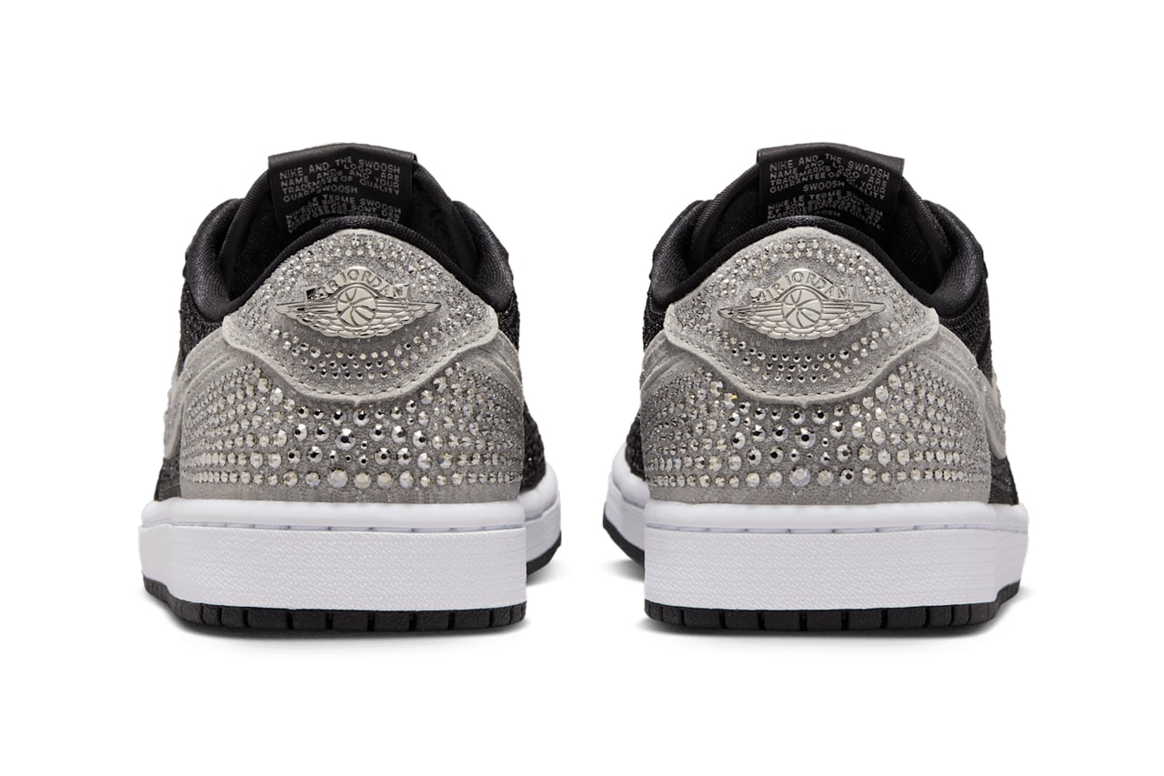 swarovski cystals air michael jordan brand 1 high og official release date info photos price store list buying guide Swarovski Air Jordan 1 Low OG Stealth HM9208-001 Release Date info store list buying guide photos price