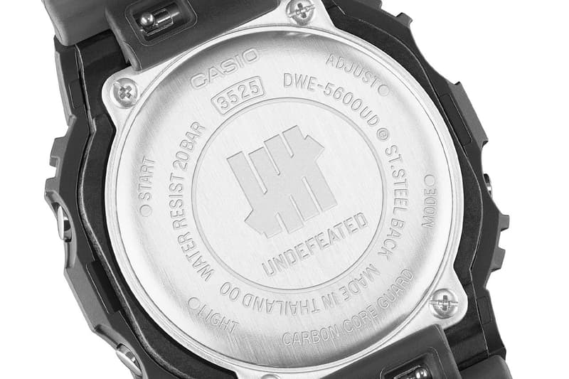 G-SHOCK x UNDEFEATED Limited Edition Watch Release Info