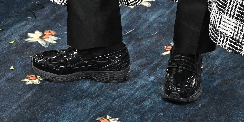 Jaden Smith Debuts Unreleased New Balance 1906L in Black Croc Patent Leather