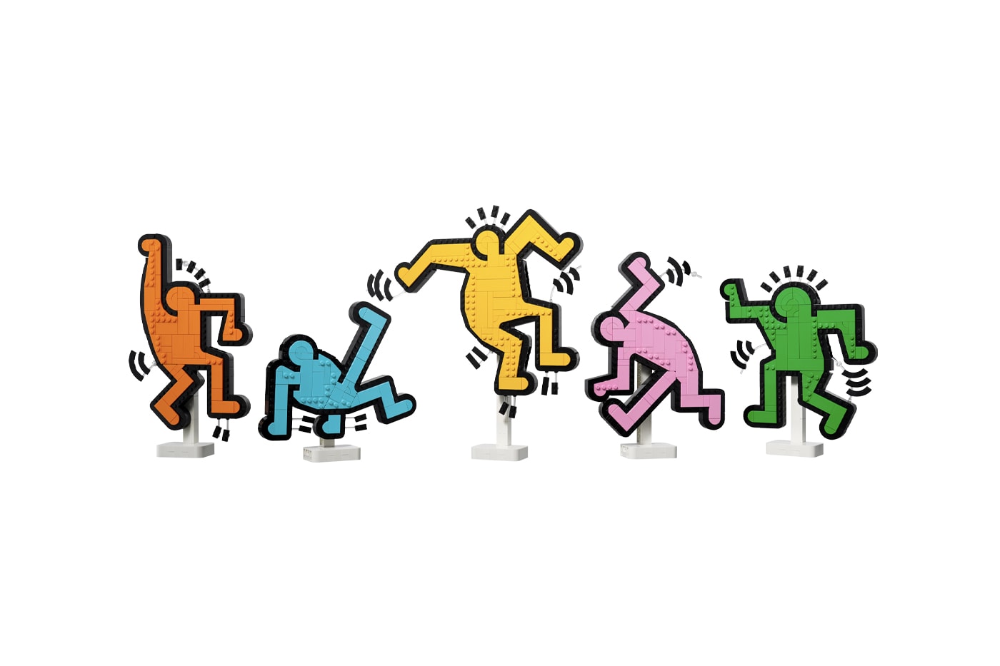 LEGO art Keith Haring Dancing Figures 31216 Release Info
