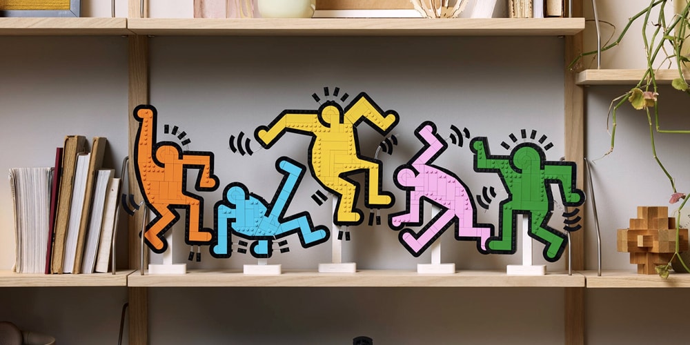 Keith Haring's Celebrated Motif Comes to Life in New LEGO Art Set