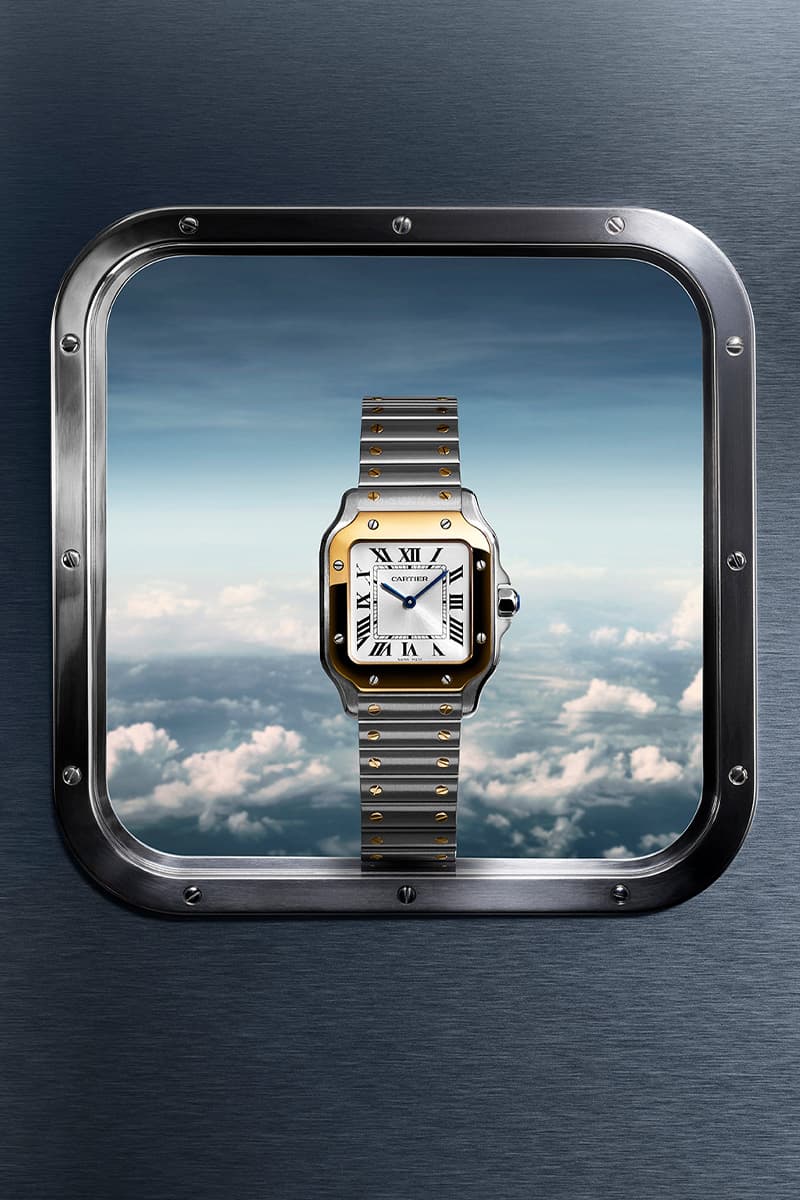 Santos de Cartier Watch 27mm case width small model release info Alberto Santos-Dumont steel yellow gold