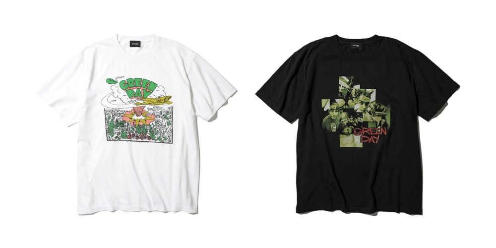 BEAMS and GOOD ROCK SPEED Drop Collaborative Green Day T-Shirts