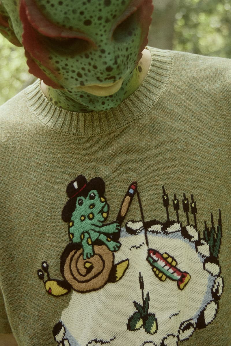 Brain Dead x SOUTH2 WEST8 Collaboration Collection Release Info Tenkara Jacket fishing vest P200 Hybrid/Aero™ Tempest Camo print  Belted Center Seam "Fishing Pant"