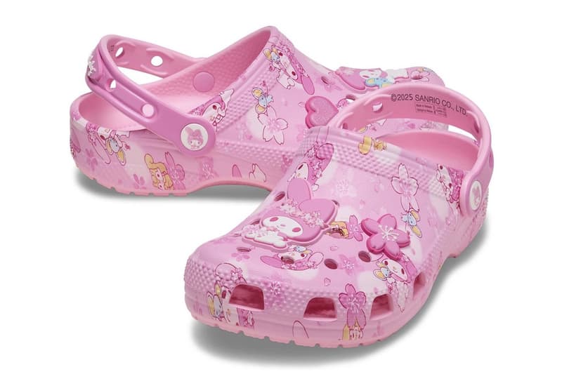 Crocs Classic Clog "My Melody" 211203-90H Sanrio collaborations jibbitz kawaii shoe flt risu pink characters 50th anniversary