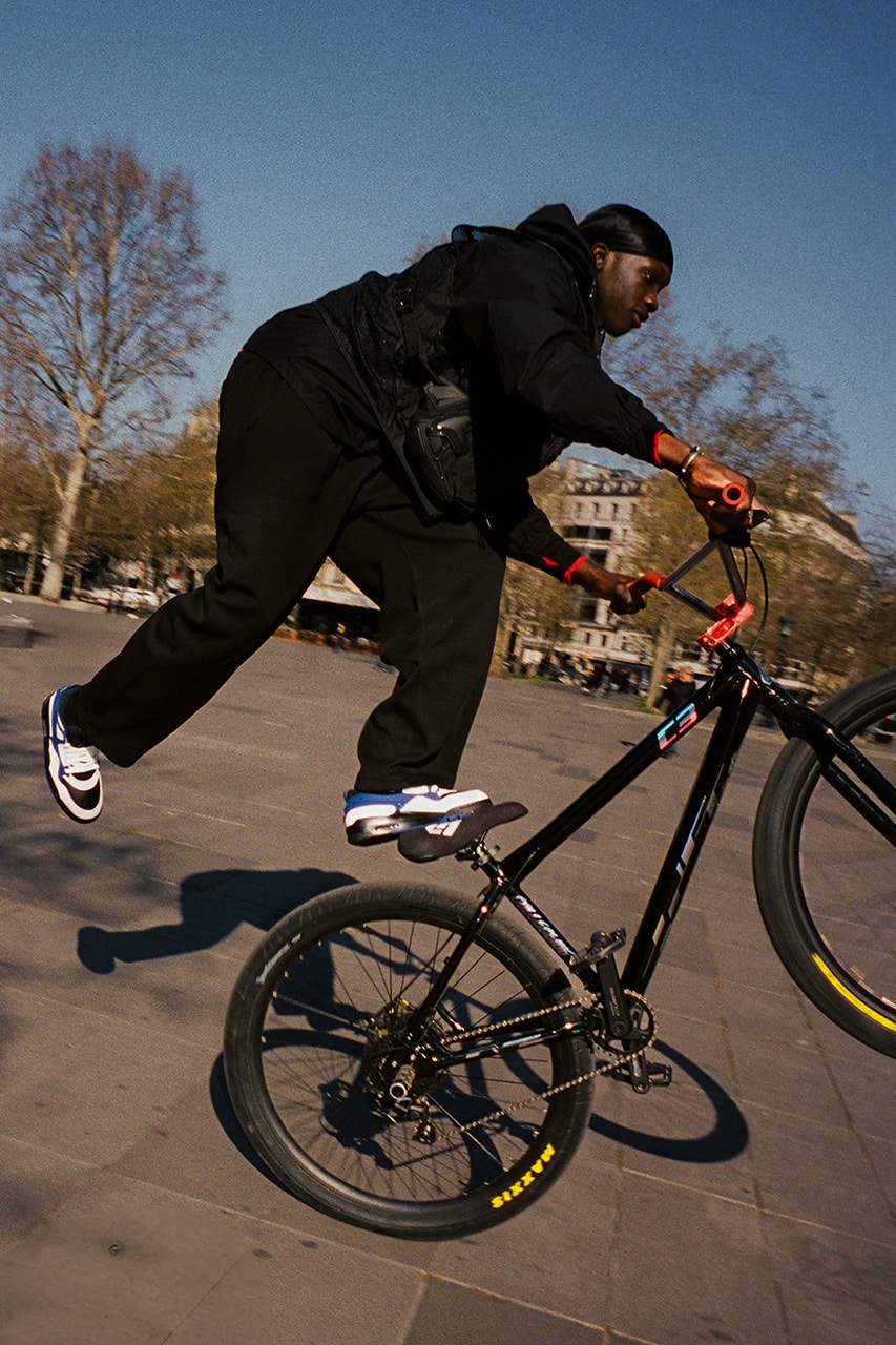 foot locker europe air jordan 4rm 4 rm royal blue exclusive colorway paris france bike bicycle campaign bike life community grassroots bike crew