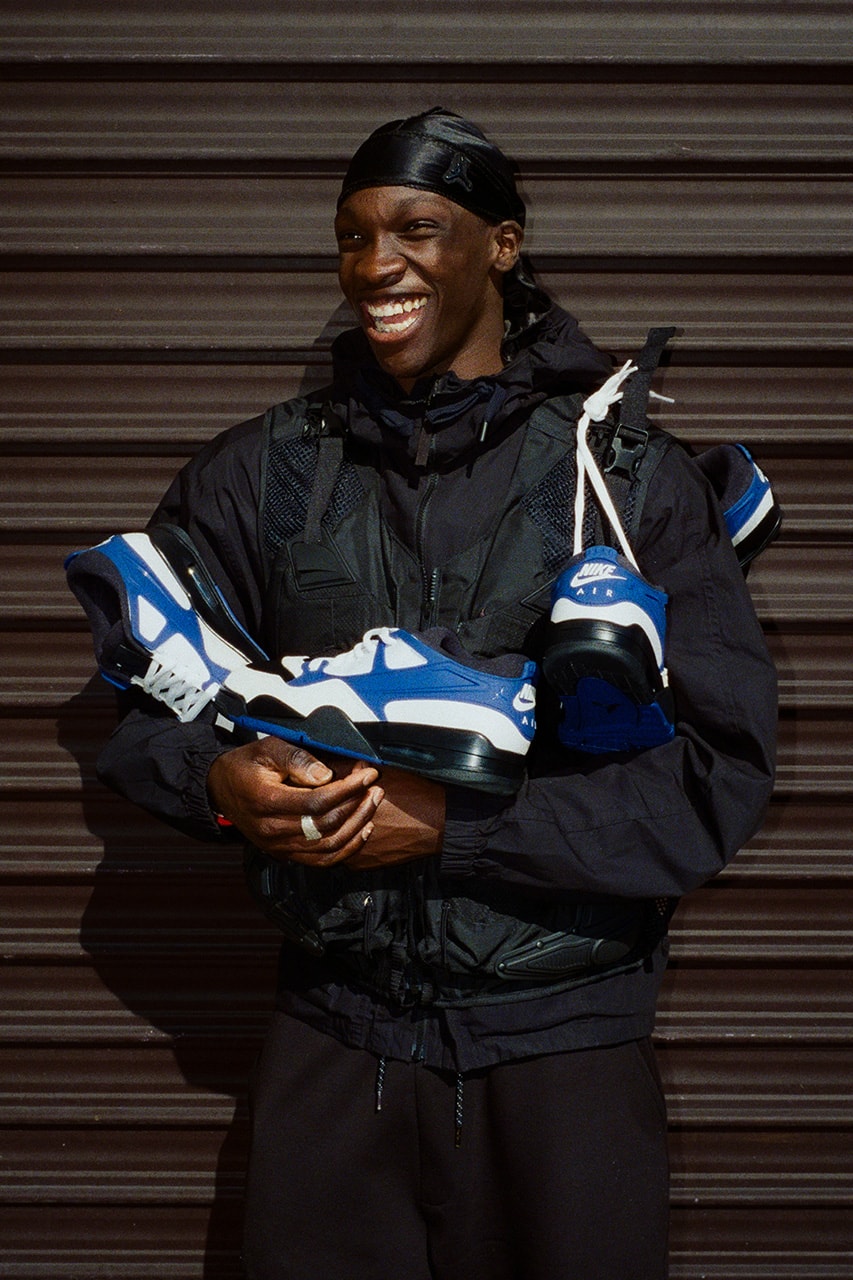 foot locker europe air jordan 4rm 4 rm royal blue exclusive colorway paris france bike bicycle campaign bike life community grassroots bike crew