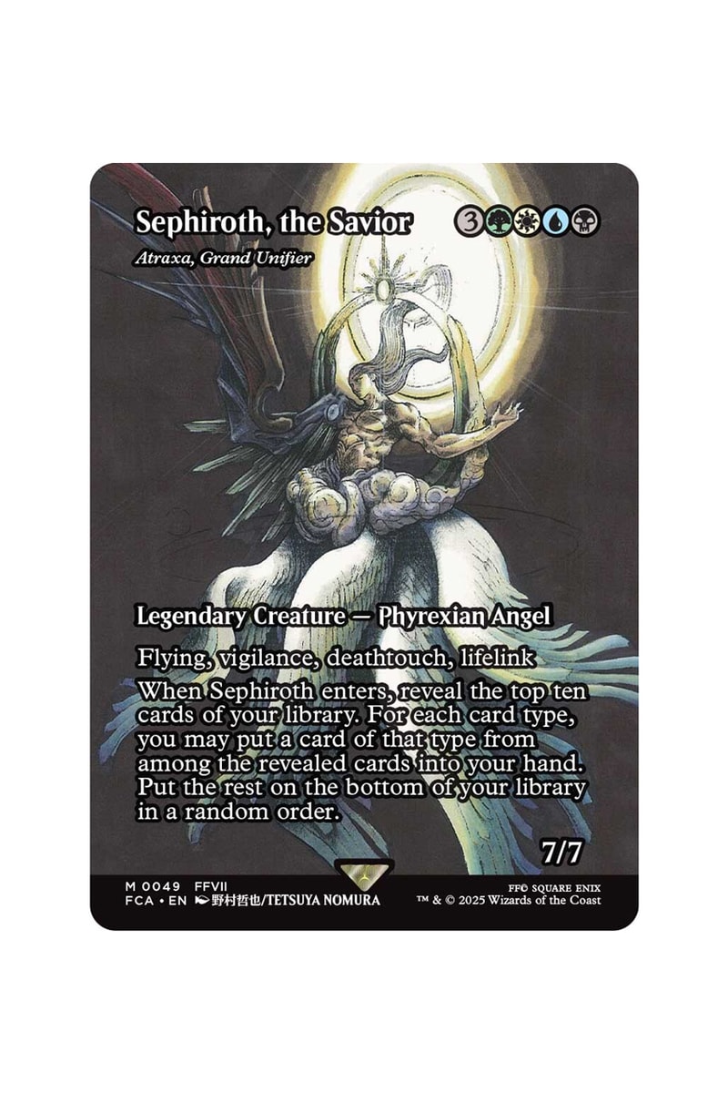 FINAL FANTASY Magic: The Gathering Sephiroth Atraxa Card | Hypebeast FINAL FANTASY Magic: The Gathering Sephiroth Atraxa Card | Hypebeast