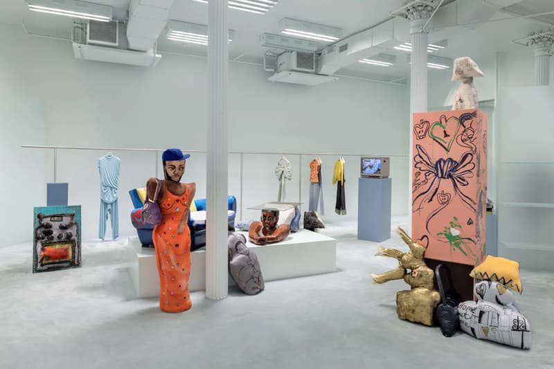 Jonathan Lyndon Chase Takes Over Acne Studios New York Heart Beat Rose Art artworks green street 