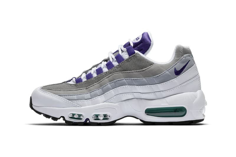 Nike Air Max 95 OG "Grape" With Big Bubbles Return White/Court Purple-Emerald Green-Wolf Grey HJ5996-100 spring 2026