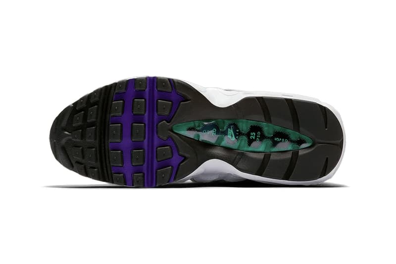 Nike Air Max 95 OG "Grape" With Big Bubbles Return White/Court Purple-Emerald Green-Wolf Grey HJ5996-100 spring 2026