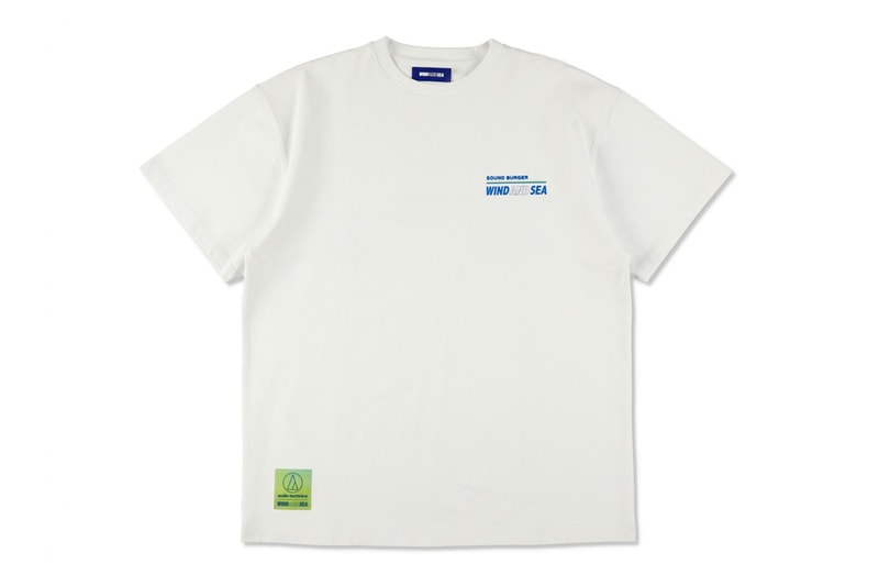 WIND AND SEA Audio-Technica Sound Burger AT-SB727 WS Collaboration Limited Edition T-shirt Multi Record Bag Release Info