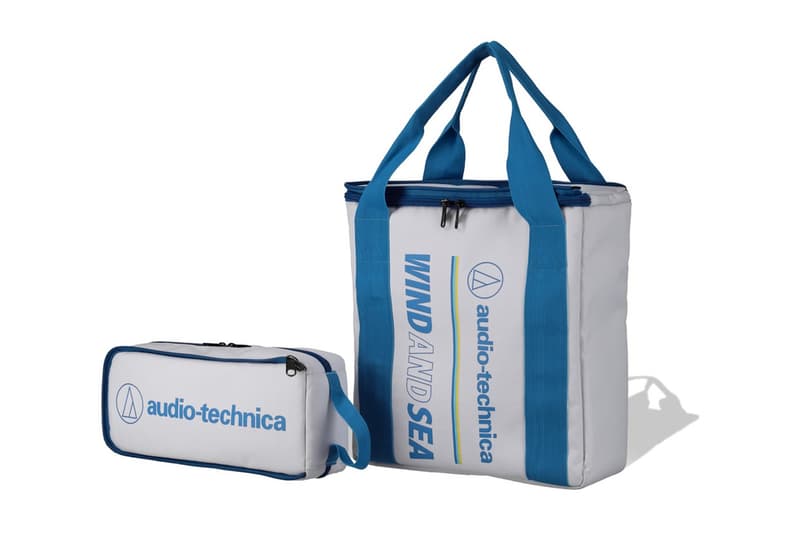 WIND AND SEA Audio-Technica Sound Burger AT-SB727 WS Collaboration Limited Edition T-shirt Multi Record Bag Release Info