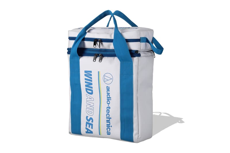 WIND AND SEA Audio-Technica Sound Burger AT-SB727 WS Collaboration Limited Edition T-shirt Multi Record Bag Release Info