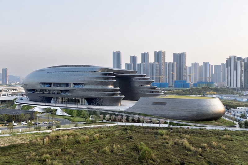 Zaha Hadid Architects Looks to the Future With Shenzhen Science and Technology Museum spaceship new project guangming district china greater bay area 