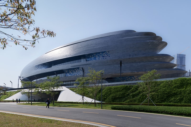 Zaha Hadid Architects Looks to the Future With Shenzhen Science and Technology Museum spaceship new project guangming district china greater bay area 