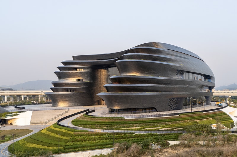 Zaha Hadid Architects Looks to the Future With Shenzhen Science and Technology Museum spaceship new project guangming district china greater bay area 