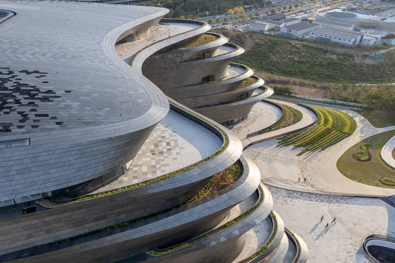 Zaha Hadid Architects Looks to the Future With Shenzhen Science and Technology Museum spaceship new project guangming district china greater bay area 