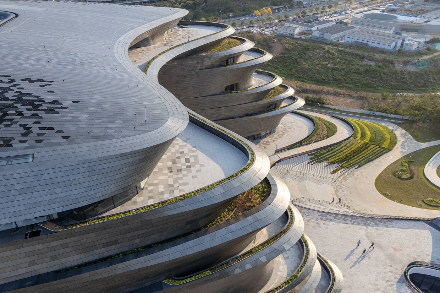 Zaha Hadid Architects Looks to the Future With Shenzhen Science and Technology Museum spaceship new project guangming district china greater bay area 