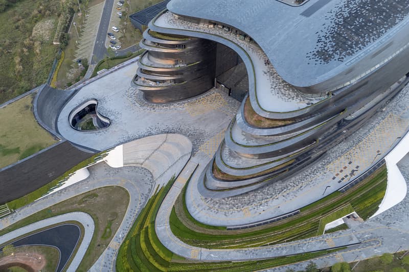 Zaha Hadid Architects Looks to the Future With Shenzhen Science and Technology Museum spaceship new project guangming district china greater bay area 