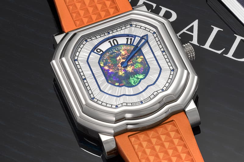 Gerald Charles Maestro GC39 Remaster Piece-Unique jumping hour Australian fire opal Meta-guilloché dial Action Innocence Christie’s Auction