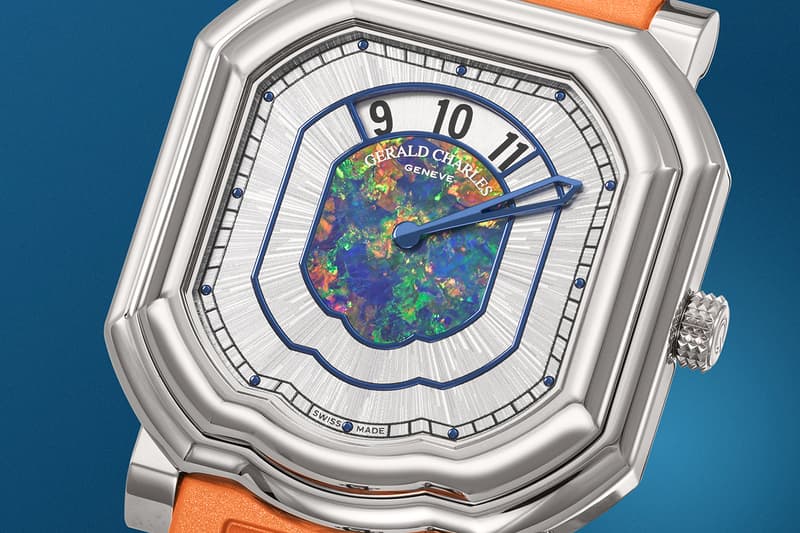 Gerald Charles Maestro GC39 Remaster Piece-Unique jumping hour Australian fire opal Meta-guilloché dial Action Innocence Christie’s Auction