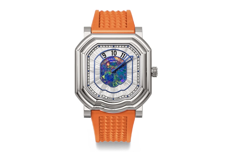 Gerald Charles Maestro GC39 Remaster Piece-Unique jumping hour Australian fire opal Meta-guilloché dial Action Innocence Christie’s Auction