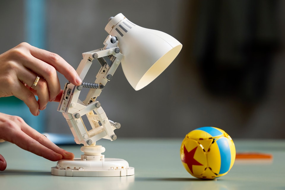 lego pixar lamp desk