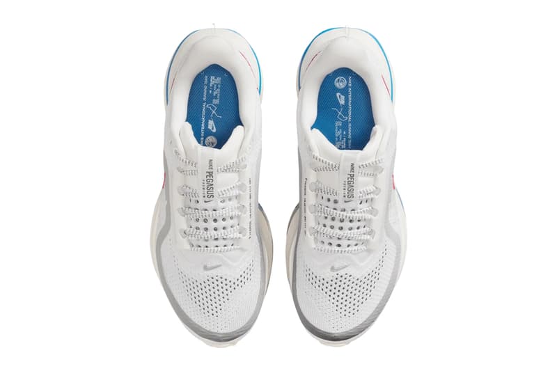 Official Look at the Nike Pegasus Premium "Forrest Gump" IH7347-111 White/Sail-Black-Fire Red-Light Photo Blue release info