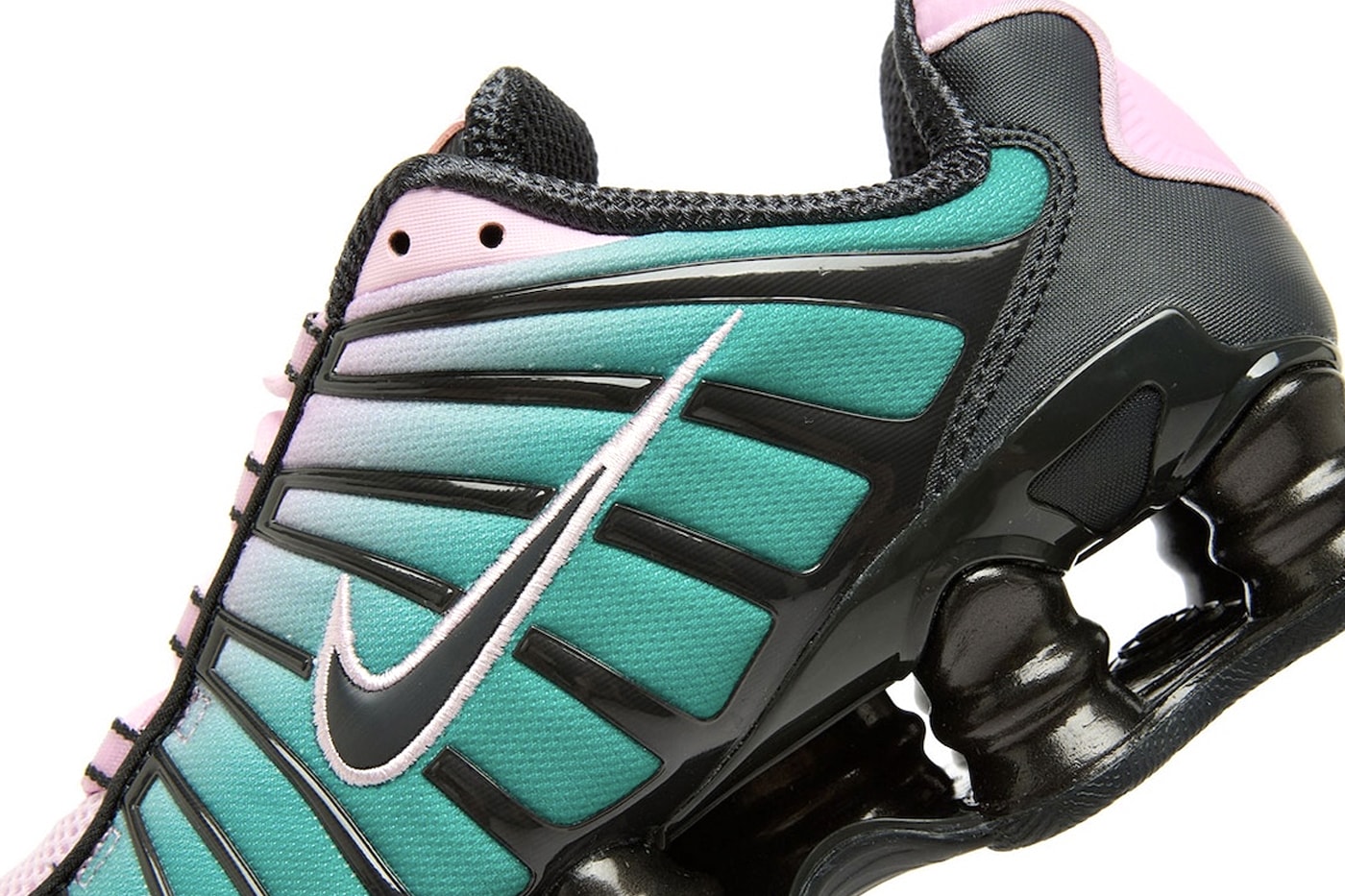Nike Shox TL “Watermelon” "Light Arctic Pink/Neptune Green-Off Noir" Women's IH1336-600 Release Info
