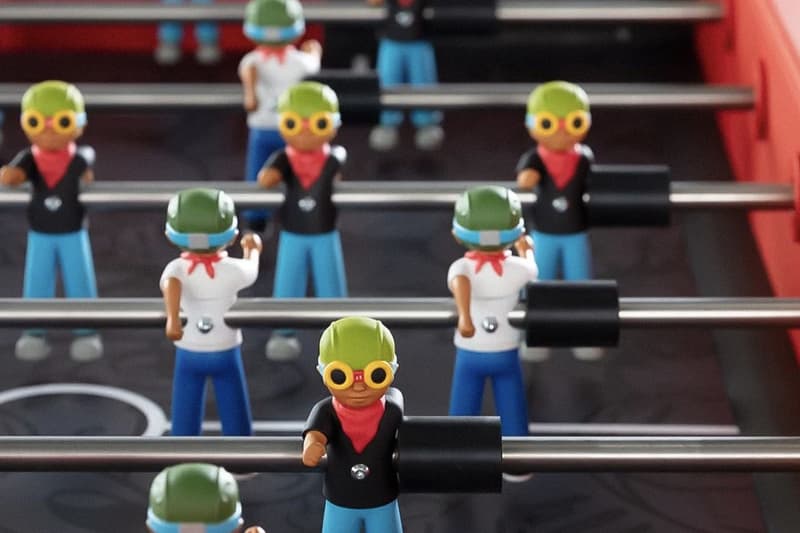 Afternoon Light Teams up With Hebru Brantley and Rs Barcelona for Limited-Edition $40,000 USD hat trick hero Foosball Table flyboy character
